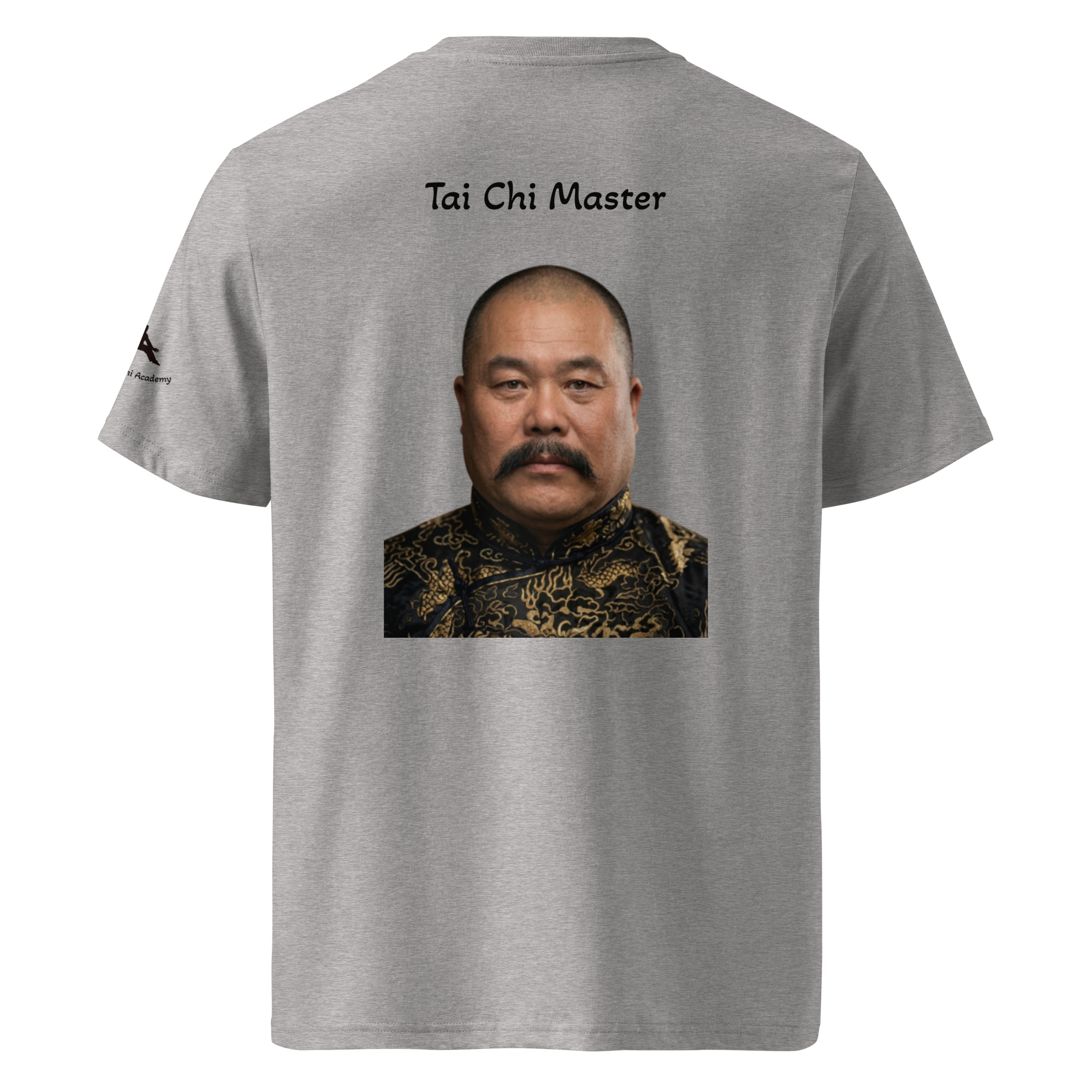 Tai Chi Master Yang Chen Fu Organic Cotton Unisex T-Shirt - Image 2